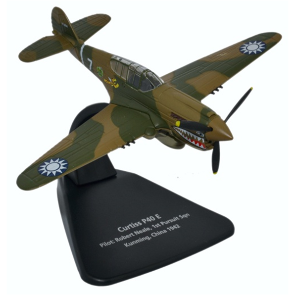 Curtiss P-40 Warhawk Fighter Plane 1942 WW2 Diecast Model Aircraft